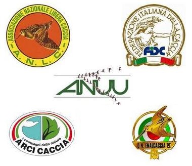 Associazioni Venatorie - ANLC - FIdC - ANUU Migratoristi - Arci Caccia - Enalcaccia